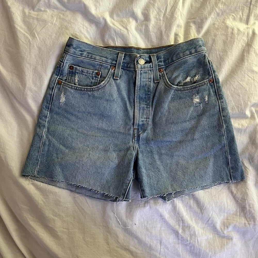 Classic Blue Denim Women's Shorts